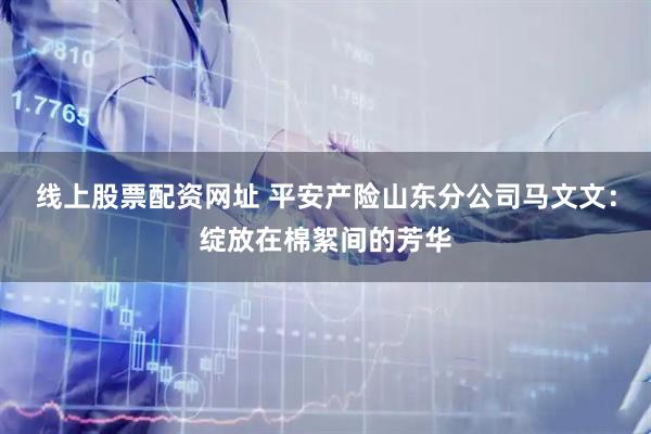 线上股票配资网址 平安产险山东分公司马文文：绽放在棉絮间的芳华